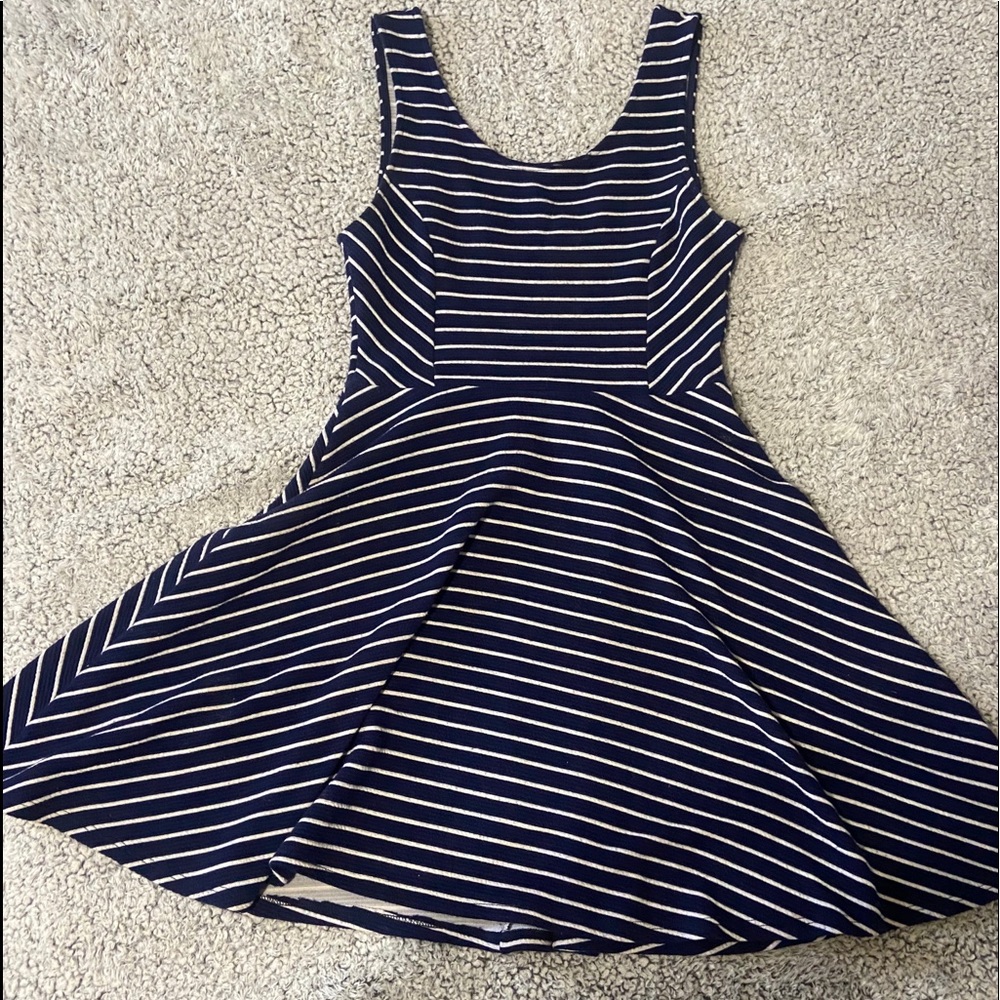Navy Striped dress